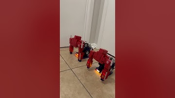 Dual Optimus Prime roll out #transformers #optimusprime #rollout #shorts #truck #robot #cool #fun