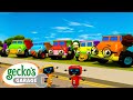 5 Little Monster Trucks | Baby Truck | Gecko&#39;s Garage | Kids Songs