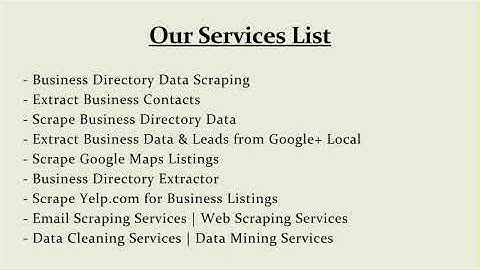USA New Business Data List from Manta and Yellowpages
