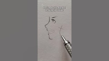 Drawing tip: Anime face fix!