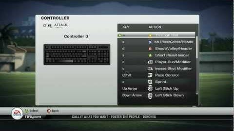 Fifa 12 Controls for Keyboard HD 1080p