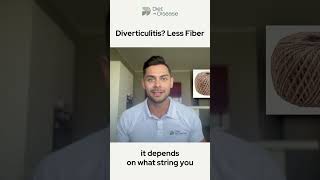 Diverticulitis? Eat LESS fiber.  #diverticulitis #lowfodmapdiet #fodmapdiet