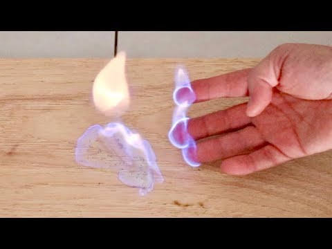 HOW TO HOLD FIRE WITHOUT BURNING YOURSELF - FIRE EXPERIMENT HOW TO HOLD FIRE WITHOUT BURNING YOURSELF - FIRE EXPERIMENT
