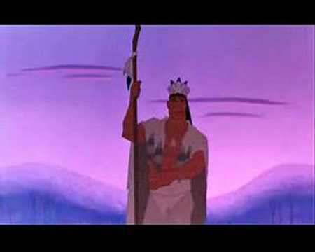 Pocahontas (french) Au son calme des tam-tams