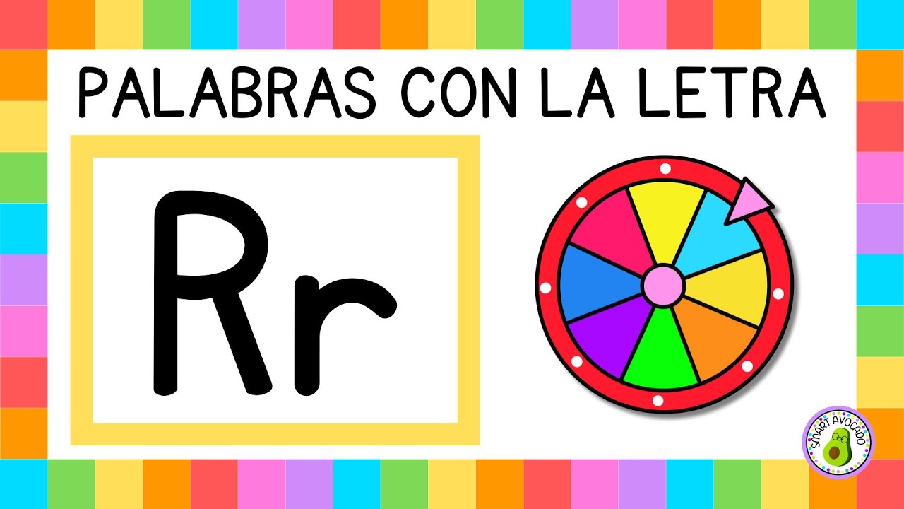 Palabras Con La R | La Letra R del Alfabeto en Español - YouTube