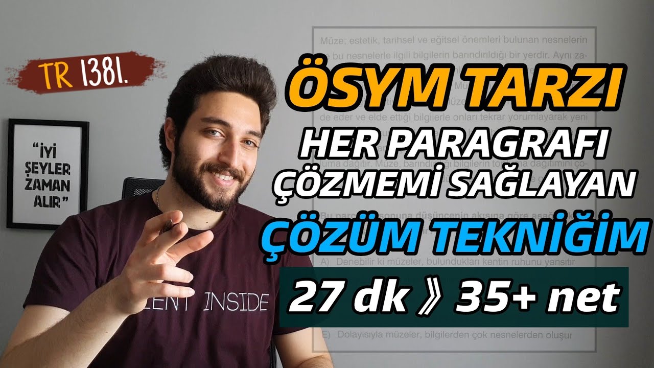 Derece Öğrencisi Paragrafları NASIL ÇÖZDÜ ? | Öğrenci kafası pratik taktikler | #yks2022