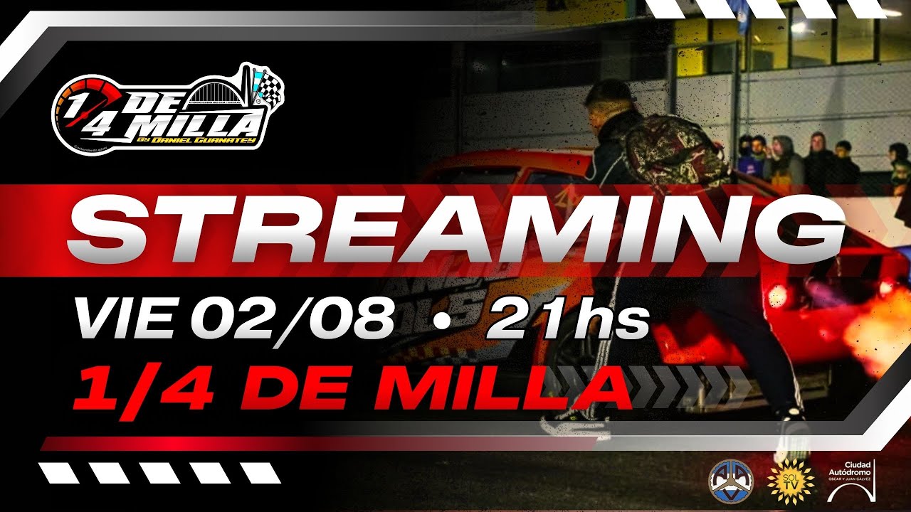 Picadas 1/4 de milla Galvez 02/08/2025