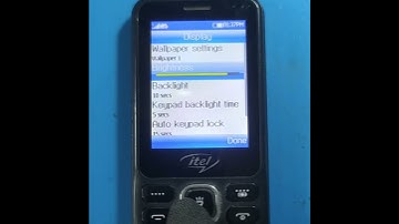 itel it5027 display brightness setting #phonesetting #mobilephone #tech