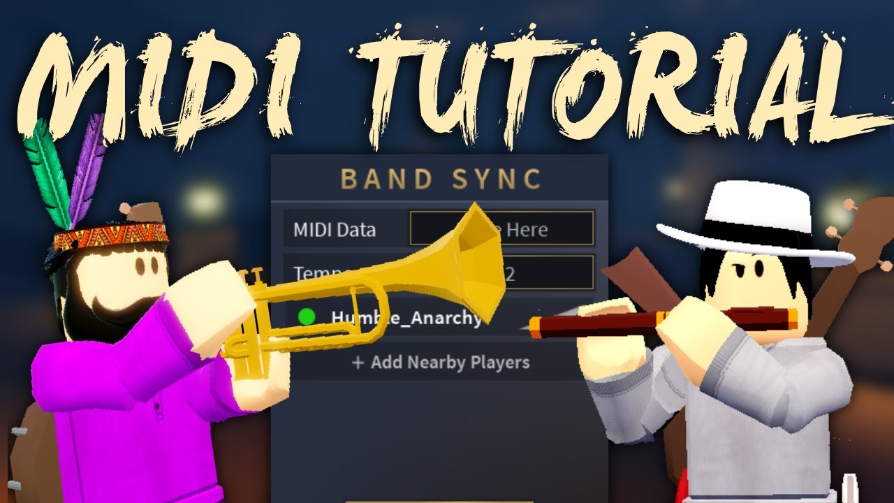 How To Play In A Band In The Wild West Midi Data The Wild West Roblox Youtube - roblox trumpet script
