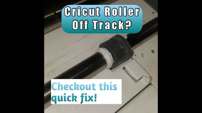 Cricut Maker Rubber Roller Replacement X2 Black, Cricut Part Ships