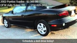2002 Pontiac Sunfire SPORTS - for sale in Irving, TX 75062