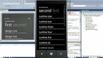 Windows Phone 7 - Pivot Control