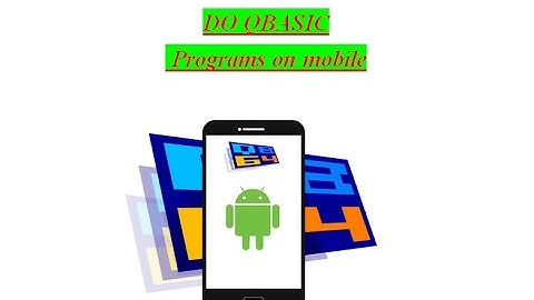 How to run qbasic program on mobile. Do qbasic programs on android phone/mobile. Free Box app.