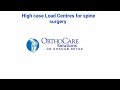 High case load centre for doing spine surgery fellowship in indiaorthocaresolutions8921