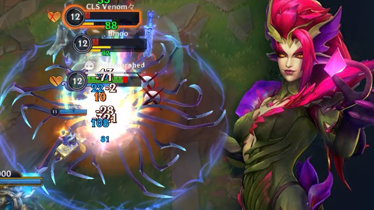 Wild Rift Zyra Mid Lane Gameplay in Season 15 (Build & Runes)