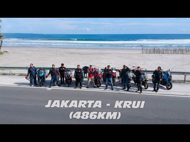 Start Touring Jakarta - KM 0 Sabang, JKT - KRUI | Touring 360 Sumatera (Part 1) class=