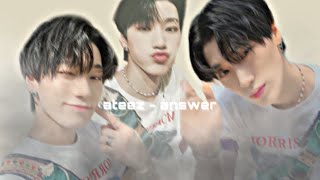 ateez - answer [10D audio]