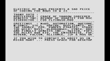 Atari ST Compacted Disk (CD) Scrollers [1407] Now 5 CD #023