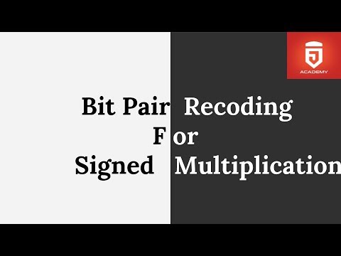 Bit Pair Recoding | Modified Booth Algorithm for multiplication of
