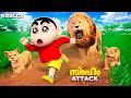 Shinchan Survived the DEADLIEST Animal Attack in Roblox! 🦁😱