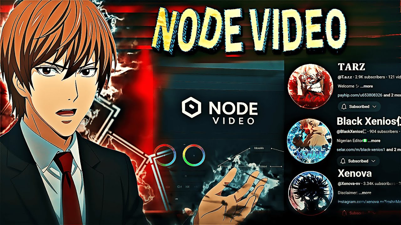 I FOUND THE BEST NODE VIDEO AMV EDITOR - YouTube
