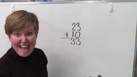 Grade 2: Math Lesson #47 Adding Ten to a Two Digit Number