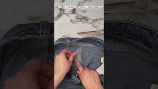 Invisible Fix: Repairing a Ripped Jean Pocket Like It Never Happened!