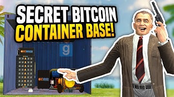 SECRET BITCOIN CONTAINER BASE - Gmod DarkRP | Hidden Base Build!