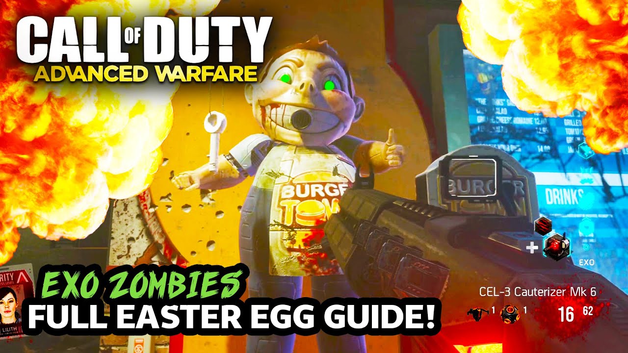 Call Of Duty Advanced Warfare Infection Dlc Exo Zombies Easter Egg Tutorial Gameplay Walkthrough