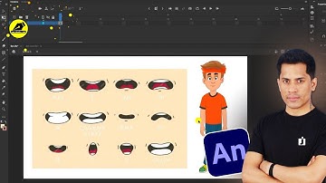 How To Trace Cartoon Lips For 2D Character | Adobe Animate Tutorial | @LearnAnimationHindi