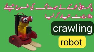 How To Make Crawling Robot Homemade Robot Cute Toy Robot