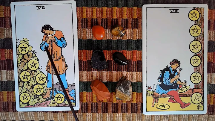 Learn Tarot, Eight of Pentacles, Minor Arcana, ONE CARD SPREAD SERIES