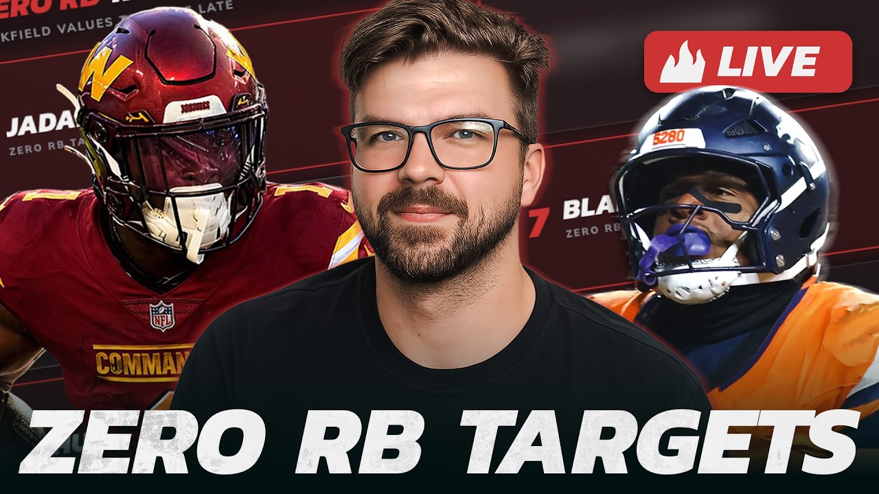 Zero RB Draft Strategy - 10 Targets for Fantasy Football in 2026! artwork