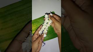 Cape Jasmin Gajra/Flowers Garland/DIY-Easy flowers craft#diy#craft#youtubeshorts#flowers#nature