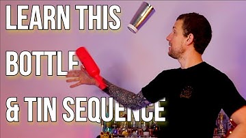 A FLASHY Bottle and Shaker FLAIR BARTENDING sequence