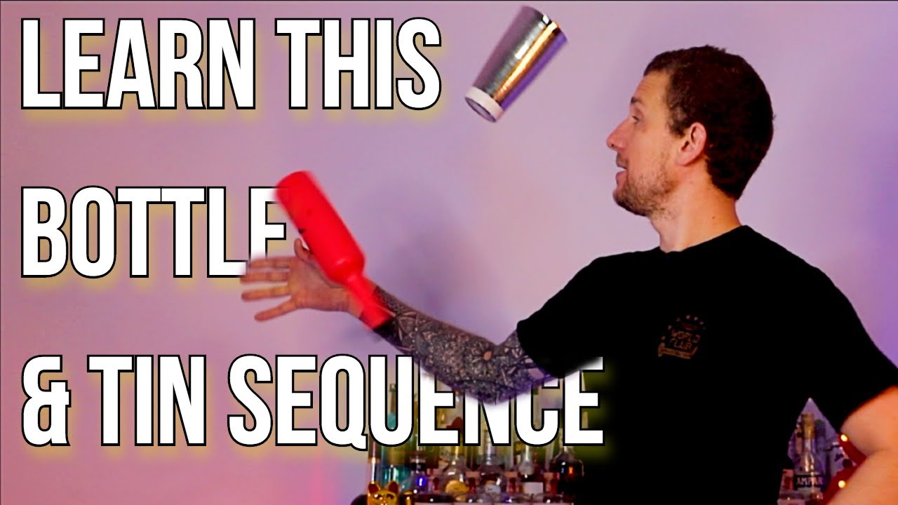 A FLASHY Bottle and Shaker FLAIR BARTENDING sequence YouTube