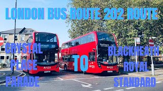 London🇬🇧 4K Bus 202 From Crystal Palace to Blackheath Royal Standard 2022 / Plz Subscribe 🙏