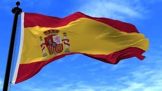 Spain Flag in the Wind | Motion Graphics - Videohive template
