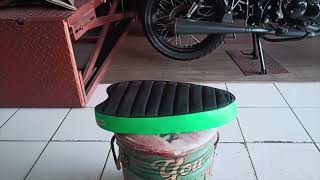 Jok Street Cub Choppy Cub Variasi Coak Press ANTI REMBES Hitam Hijau