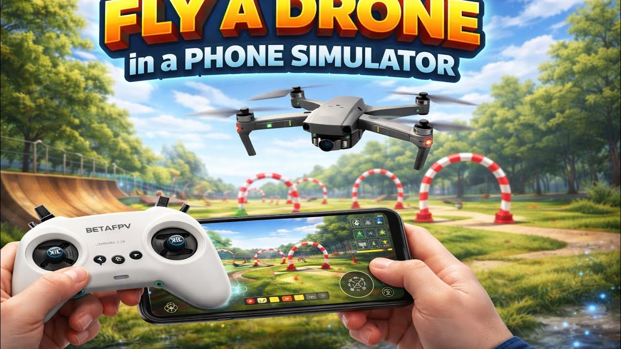 Simulator drone fpv android, BETAFPV LiteRadio 2, Freerider fly - YouTube