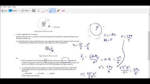 2018 AP Physics 1 Free Response Solutions #1