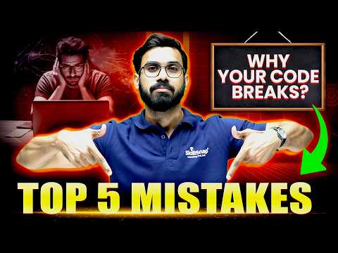 Top 5 Coding Mistakes Beginners Must Avoid | Stop Making These 5 Coding Mistakes | Anand Sir