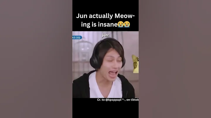 Jun actually Meow-ing is insane😭😭 #seventeen #jun #hoshi #kpop #kpopshorts #viral #nanatour