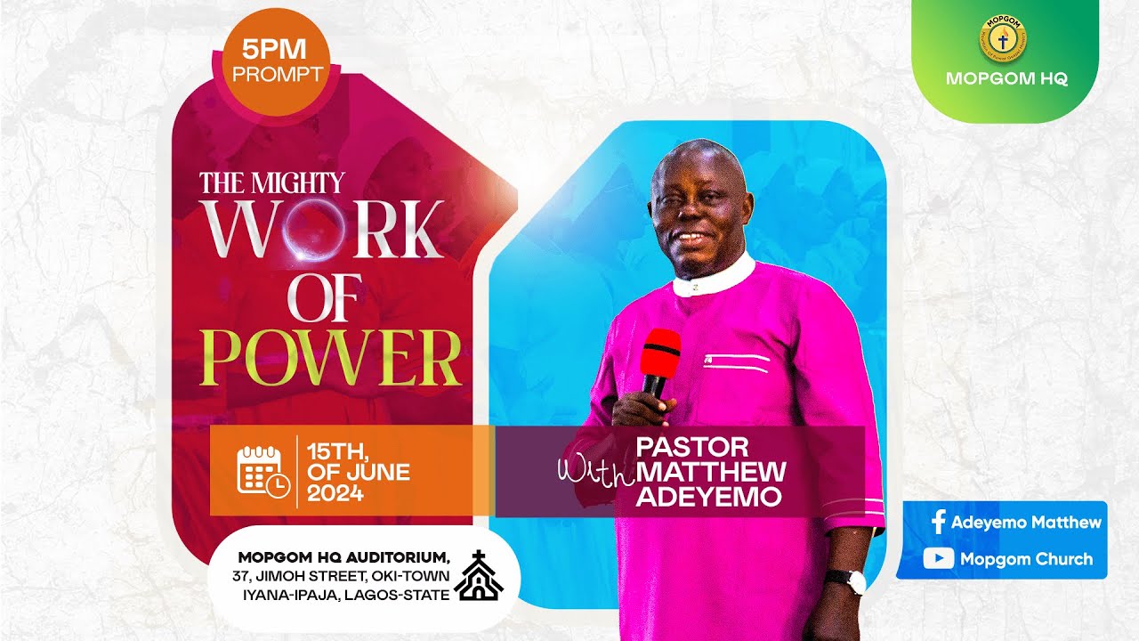 Work Of Power Revival 15th Of June 2024 Iyana Ipaja Lagos State work-of-power-revival-15th-of-june-2024-iyana-ipaja-lagos-state