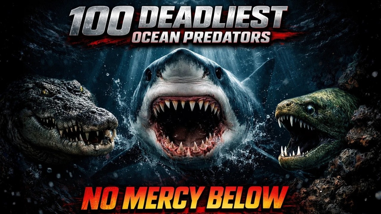 100 Deadliest Predators of the Ocean (Sharks & Predators) - YouTube