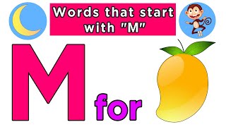 Words That Start with M | Words That Start with Letter M for Toddlers | Vocabulary For Kids screenshot 2