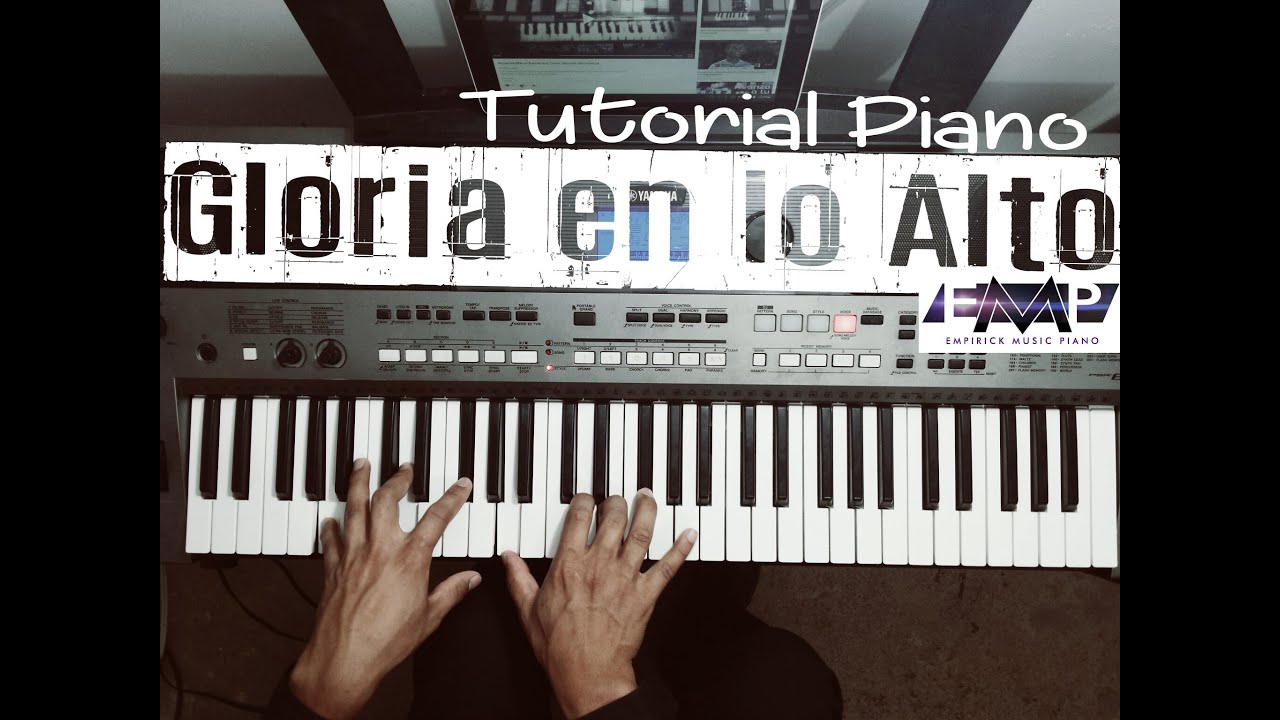 Gloria en lo alto (christine D'clario) / Tutorial Piano - YouTube