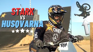 Stark VS Husqvarna on Quarter Pipe