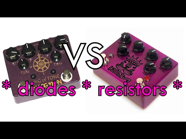 King of Tone clone diode + resistor tone comparison | modded