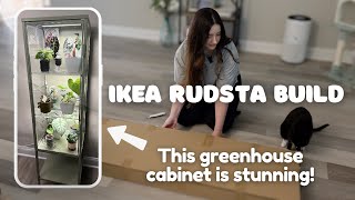 Building My Green IKEA RUDSTA Greenhouse Cabinet 🛠️🪴